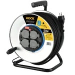ilock Cable Reel بكره مشترك لوك 50 متر مقاوم للمياه 4مخرج