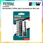 [ طقم لقم سنون 9 ق مع وصلة سريعة توتال tacsd3091