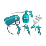 طقم إكسسوارات بالهواء 5 قطع TOTAL موديل TATK053