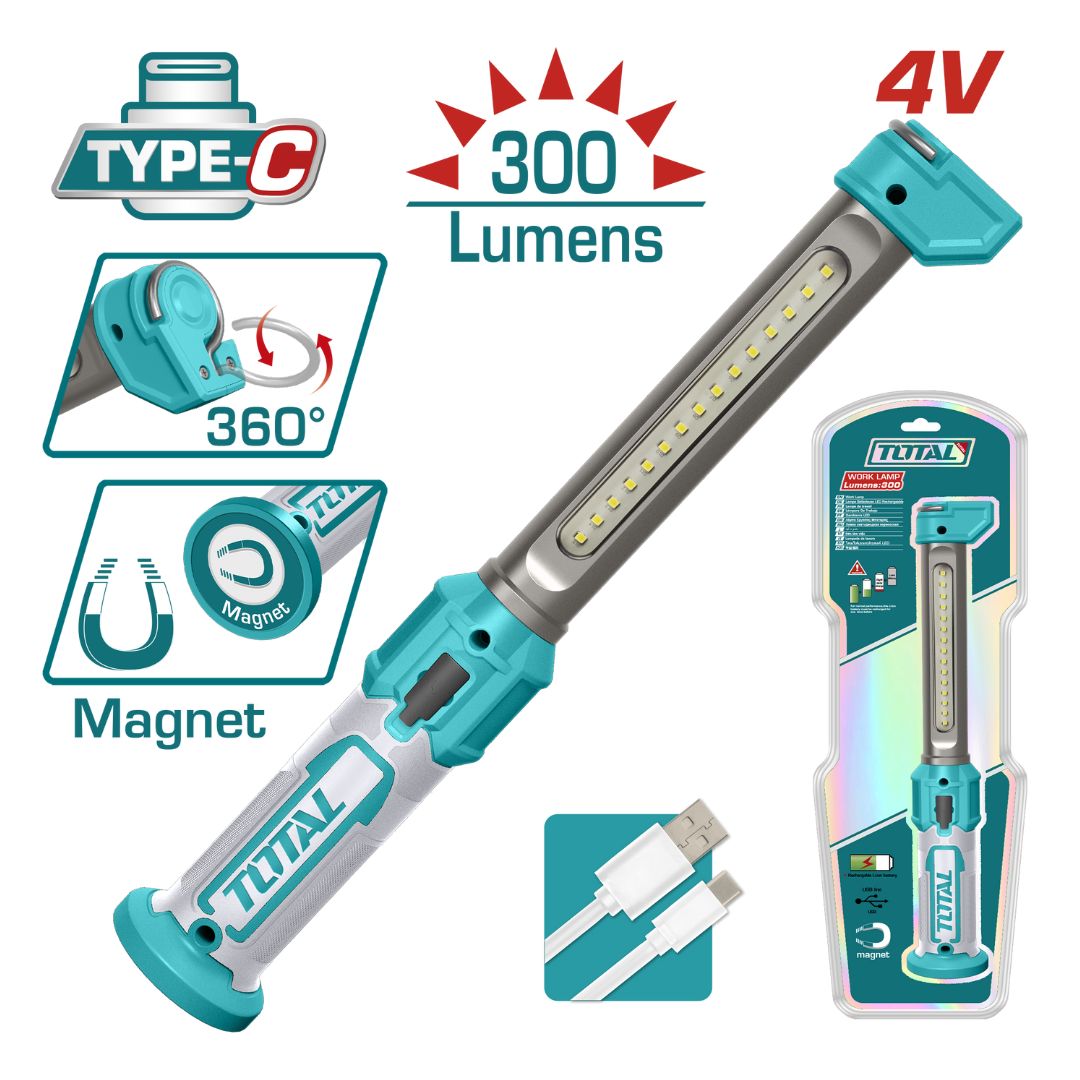 Your paragraph text - 145 كشاف ليد طوارئ بلادوس توتال TWLI043006 twli35261 - الصورة 1