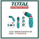 total  مفك متعدد 13*1 سيستيم tacsd30136