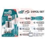 tacsd30246 طقم مفك 24 قطعه