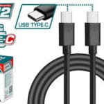 Total Tools USB type-C to type-C cable  TIUCC02  كابل شاحن تايب سي