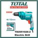 شنيور 10 مم 500 وات ظرف أوتوماتيك TOTAL موديل TD2051026-2