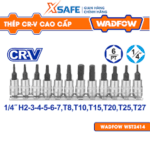 wst2414 طقم لقم سوكيت ربع بوصع 12 قطعه wadfow