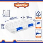 بوكس عدة شفاف وادفو WADFOW كود WTB8342