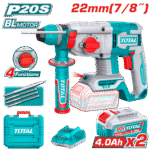 هيلتي بطاريه ٢٢ مللي مع ٢ بطاريه ٤ امبير وشاحن   TRHLI212282