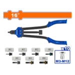 whr5b16 wadfow بنسه برشام صاموله 3-12 مللي