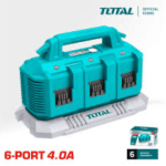 TFCLI2064 من توتال شاحن ٦ مخرج ٢٠ فولت ٤ امبير سريع 