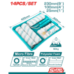 tht862302 طقم روله بالدهان 14 قطعه