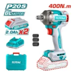 tiwli2040 دريل ٤٠٠ نيوتن ٢٠ فولت مع ٢ بطاريه impact wrench