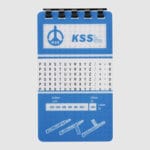 SELF ADHESIVE WIRE MARKER  kss دفتر ارقام وحروف وعلامات تايواني