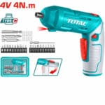 tsdli04425 total مفك ٤ فولت تايب سي الموديل الجديد مع اكسسوار