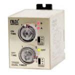 tf62dp-30 twin timer تايمر ثنائي متعدد الفولت والزمن nux