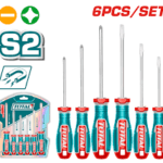 TKSDS0626 طقم مفك 6 قطع توتال