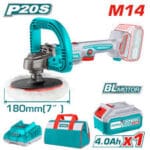 tapli20181 صاروخ تلميع 20 فولت 7 بوصه مع بطاريه وشاحن