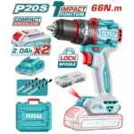 tidli20668 شنيور  ٢٠ فولت  ٦٦ نيوتن مع ٢ بطاريه 