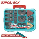 taktmt2301  طقم اكسسوار صاروخ ترددي 23 قطعه multi tool blade
