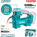 tacli2012 كمبروسر منفاخ 20 فولت  بدون البطاريه والشاحن