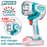 twli2088 TWLI20885 كشاف 20 فولت 2500 ليومن بدون البطاريه والشاحن