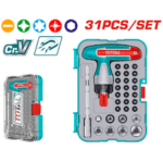 tacsd30316 طقم مفك سنون 31 قطعه توتال