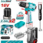 tckli1638  طقم كومبو 16 فولت شنيور مع ميكسر مع هاند بليندر