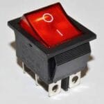 kcd4 switch مفتاح سويتش 6 طرف Power Switch 6Pins With Light