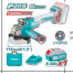 tagli271531 صاروخ 4.5 بوصه 20 فولت 1000w مع بطاريه وشاحن