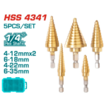 TOTAL Step drill bit set  طقم بنط هرميه  tacsd2051