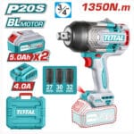 TIWLI20135 امباكت ١٣٥٠ نيوتن مع بطاريتين ٥ امبير 