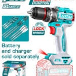 TIDLI209681 شنيور بطارية 20 فولت 96 نيوتن  دقاق بدون بطارية و شاحن