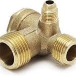 Air Compressor Valve  3 Port Air Compressor Three-Way One-Way Check Valve Brass