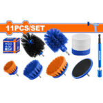 WND5403 wadfow 11 Pcs Cleaning Brush Set طقم فرش تلميع وتنظيف