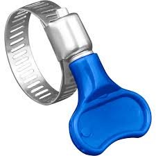 wadfow American type butterfly hose clamp افيز معدن اوتوماتيك