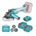 42v Cordless Angle Grinder 2 x 2.5Ah Batteries صاروخ 42 فولت TAGLI4128112