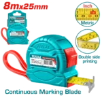 TMT126381 متر قياس 8 متر × 25 مم بلاستيك توتال TMT34825