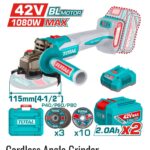 صاروخ 42 فولت مع 2 بطاريه TAGLI4108112 Cordless angle grinder 42v
