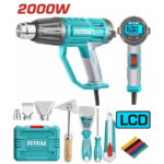 مسدس تسخين ديجيتال TOTAL Heat gun LCD 2.000W TB200561