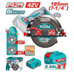 tsli4218511 منشار صينيه 42 فولت 7.25 بوصه مع بطاريه وشاحن