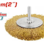TAC34021WIRE WHEEL FOR DRILLS 50mm فرشه شنيور نحاس 2 بوصه