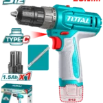 توتال تولز شنيور بطارية 20 نيوتن 2 سرعه ظرف بلاستيك 10 مم 12 فولت 1 بطاريه TDLI122061