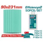 Sanding sheet set (TAC0902311) طقم غيار صنفره 50 قطعه