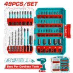 طقم بنط و سنون 49 Pcs impact screwdriver bits set TACSDL24906