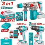 tosli250693 كومبو هيلتى 28 مم + شنيور برشلس 96 نيوتن + دريل 1/4 بوصة