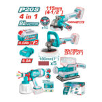 tosli250696 كومبو صنفره وصاروخ وصاروخ تلميع ومسدس رش 