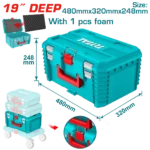 TPBXS103 شنطه 19 بوصه بلاستيك عميقه