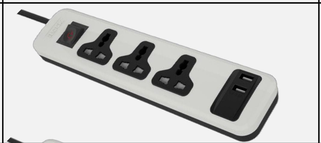 WhatsApp Image 2025-12-22 at 3.51.37 PM مشترك 3 مخرج MK مع ٢ مخرج usb -a - الصورة 1