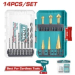 طقم بنط bits and step drill bits set (TACSDL61401)