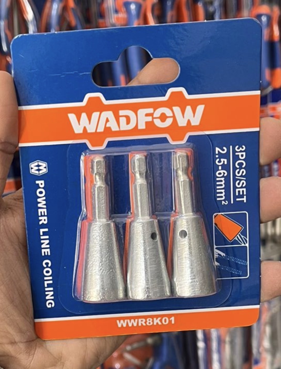 طقم لقم تقشير parallel range 2.5-6 wadfow wwr8k01 طقم لقم لف اسلاك parallel range 2.5-6 wadfow wwr8k01 - الصورة 1