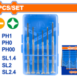 وادفو طقم مفكات الكترونيات عاده و صليبه 6 قطع WSS2B26